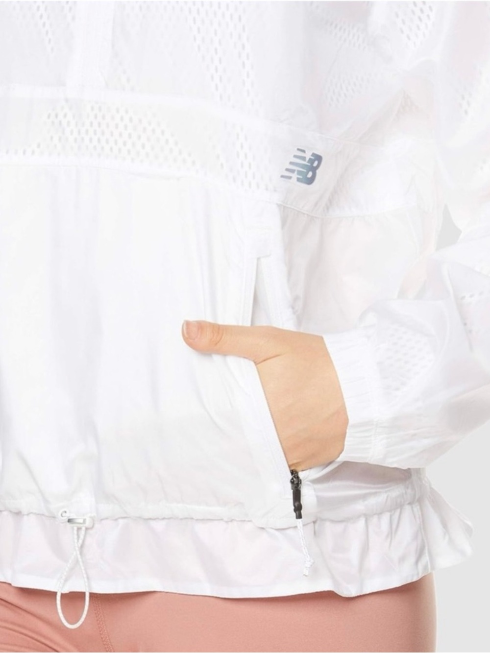 New Balance | NBRC Q Speed Transparent Lightweight Jacket Running Windbreaker - Picture 2 of 11